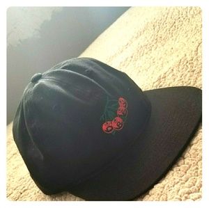 Obey° black hat with cherries